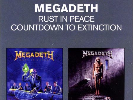 2CD - Megadeth - Rust In Peace   Countdown to Extinction For Sale