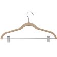 Home-it 10 Pack Clothes Hangers with clips -  IVORY Velvet Hangers for skirt hangers - Clothes Hanger - pants hangers - Ultra Thin No Slip Online