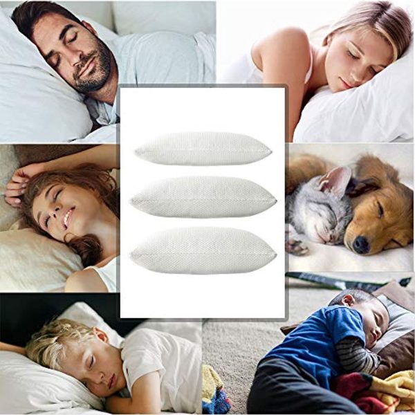 YOUMAKO Standard Size Shredded Memory Foam Pillow with Cooling Zippered Washable Bamboo Cover，Hypoallergenic Sleeping Bed Pillow for Home and Luxury Hotel Discount