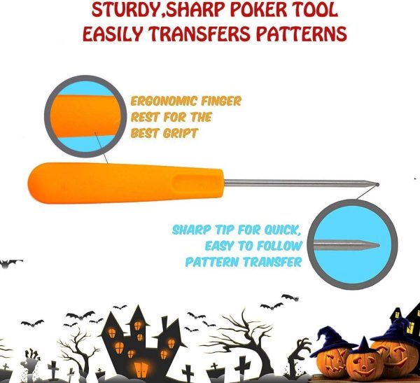 12 Pieces Professional Pumpkin Carving Tool Kit Heavy Duty Stainless Steel Tool Set with Storage Carrying Case Used As a Carving Knife for Pumpkin Halloween Decoration Online now