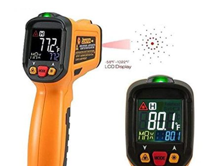 Exeblue Infrared IR thermometer, Digital Laser Thermometer LCD Display -58°F~1022°F For Discount