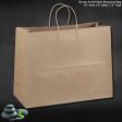 16 x6 x12  - 50 Pcs - Brown Kraft Paper Bags, Shopping, Mechandise, Party, Gift Bags Hot on Sale