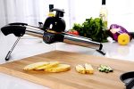 Mandoline Slicer by Simplify Fresh - Premium Stainless Steel Metal, Adjustable Vegetable Cutter Blade, Cut-Resistant Gloves - Safe Handheld Chopper Makes Easy Thin or Thick Veggies & Julienne Online Sale