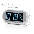 DreamSky Auto Time Set Alarm Clock with Snooze and Dimmer, Charging Station Phone Charger with Dual USB Port .Auto DST Setting, 4 Time Zone Optional, Battery Backup. For Cheap