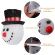 2 Pack Christmas Snowman Porch Light Covers Christmas Holiday Decoration for Outdoor Wall 12 x9.5 x6  Sale