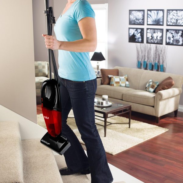 Eureka 169J 2-in-1 Quick-Up Bagless Stick Vacuum Cleaner for Bare Floors and Rugs, Red Online Sale