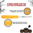 12 Pieces Professional Pumpkin Carving Tool Kit Heavy Duty Stainless Steel Tool Set with Storage Carrying Case Used As a Carving Knife for Pumpkin Halloween Decoration Online now