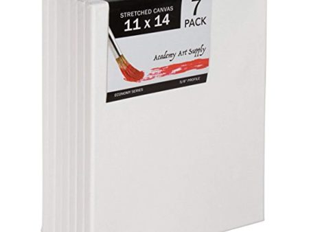 11 X 14 Inch Stretched Canvas Value Pack of 7 For Cheap