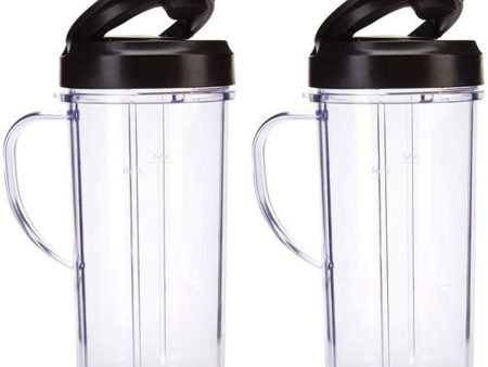 2 Bullet On The Go Mugs for Magic Bullet with Flip Top Travel Lids Online