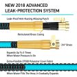 2018 Expandable Garden Hose 50Ft Extra Strong - Brass Connectors with Protectors 100% No-Rust & Leak, 9-Way Spray Nozzle - Best Water Hose for Pocket Use - 100% Flexible Expanding up to 50 ft by The Best Industries Online now