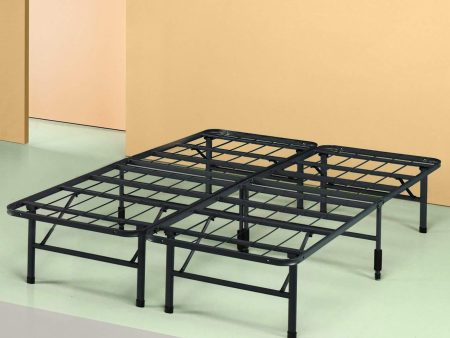 Zinus Shawn 14 Inch SmartBase Mattress Foundation in Narrow Twin   Cot size   30” x 75”   Platform Bed Frame   Box Spring Replacement Hot on Sale