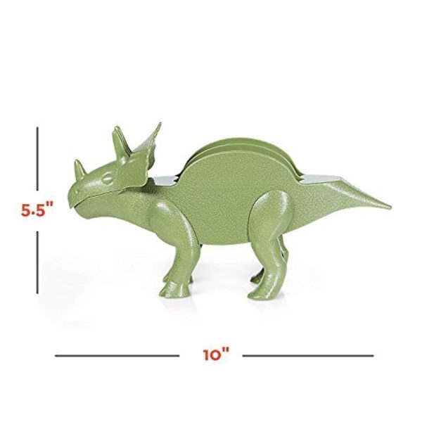 2-Pack Triceratops Taco Holder, Dinosaur Statue Taco Stands Shell Holder, Tricerataco Taco Holder, Dinosaur Taco Holder for Kids Hard Taco Holders for Taco Tuesday Birthday Party & Dino Taco Party by California Home Goods For Discount