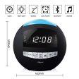 OnLyee Bluetooth Alarm Clock Radio, AM FM Radio, Digital LED, 7 Colored Night Light, AUX, Speaker, Dual USB Chargers, Dual Alarms - Kids Desk Kitchen Bedroom and Heavy Sleepers For Cheap