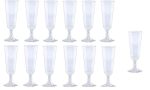 140 pc Clear Plastic Classicware Glass Like Champagne Wedding Parties Toasting Flutes Party Cocktail Cups For Sale