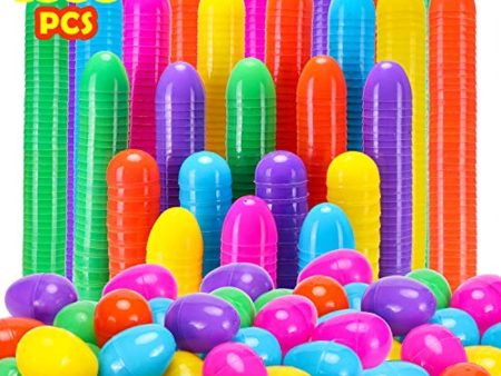 YEAHBEER 1000 Plastic Easter Eggs, Easter Hunt Easter Theme Party Favor  Basket Stuffers Fillers Classroom Prize Supplies on Sale