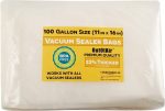 100 Vacuum Sealer Bags: Gallon Size (11  x 16 ) for Foodsaver 33% Thicker, BPA Free, FDA Approved For Cheap