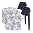 2 Pack Solar String Lights, 33ft 8 Modes Copper Wire Lights, 100 LED Starry Lights, Outdoor String Lights, Waterproof Decorative String Lights for Patio, Garden, Yard, Party, Wedding, Christmas by DEKOUH Supply