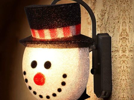 2 Pack Christmas Snowman Porch Light Covers Christmas Holiday Decoration for Outdoor Wall 12 x9.5 x6  Sale