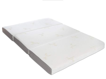 Milliard 6-Inch Memory Foam Tri-fold Mattress with Ultra Soft Removable Cover with Non-Slip Bottom - Full on Sale