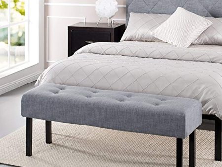 Zinus Memory Foam Tufted Upholstered Bed Bench Online Hot Sale