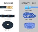 2018 Expandable Garden Hose 50ft - Best Water Hose with 3 4 Brass Connectors, 100% No Rust, Kinks or Leaks, Extra Strong Fabric - Outdoor Hose with 9-Way Spray Nozzle - Flexible Expanding Hose 50ft Cheap