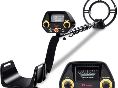 Metal Detector - High-Accuracy Metal Finder with LCD Display, Discrimination Mode, Distinctive Audio Prompt, 10” Waterproof Search Coil for Underwater Metal Detecting, Metal Detector with P P Function Online now