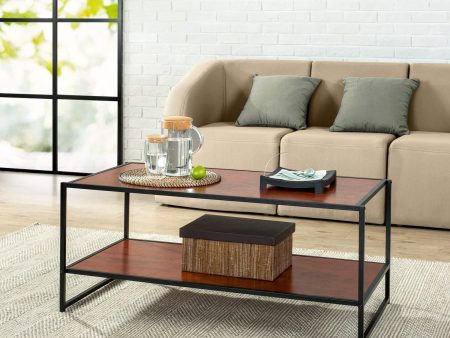 Zinus Troy Modern Studio Collection Deluxe Rectangular Coffee Table, Espresso Supply