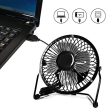 LMTECH Mini USB Fan with Aluminum Blades for Desktop Tabletop Floor Office Room Travel For Cheap