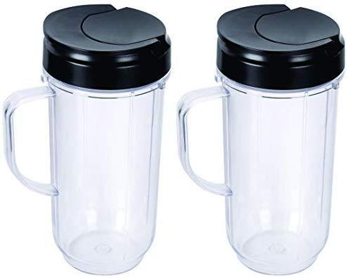 2 Bullet On The Go Mugs for Magic Bullet with Flip Top Travel Lids Online