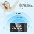 ANNT Projection Alarm Clock, Digital FM Radio Alarm Clock, Dual Alarm Snooze Function, 6.3  LED Display with 3 Dimmer,Temperature and Humidity, 12 24 Hour,USB Charging Port for Bedroom Online Sale