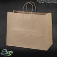 16 x6 x12  - 50 Pcs - Brown Kraft Paper Bags, Shopping, Mechandise, Party, Gift Bags Hot on Sale