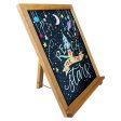 Rustic Chalkboard Sign | Smooth Wooden Frame with Non-Porous Magnetic Surface for Home Decor, Kitchen, Wedding, Restaurants & Bar Table Top (15  x 12 ) Online Hot Sale