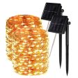 2 Pack Solar String Lights, 33ft 8 Modes Copper Wire Lights, 100 LED Starry Lights, Outdoor String Lights, Waterproof Decorative String Lights for Patio, Garden, Yard, Party, Wedding, Christmas by DEKOUH Supply