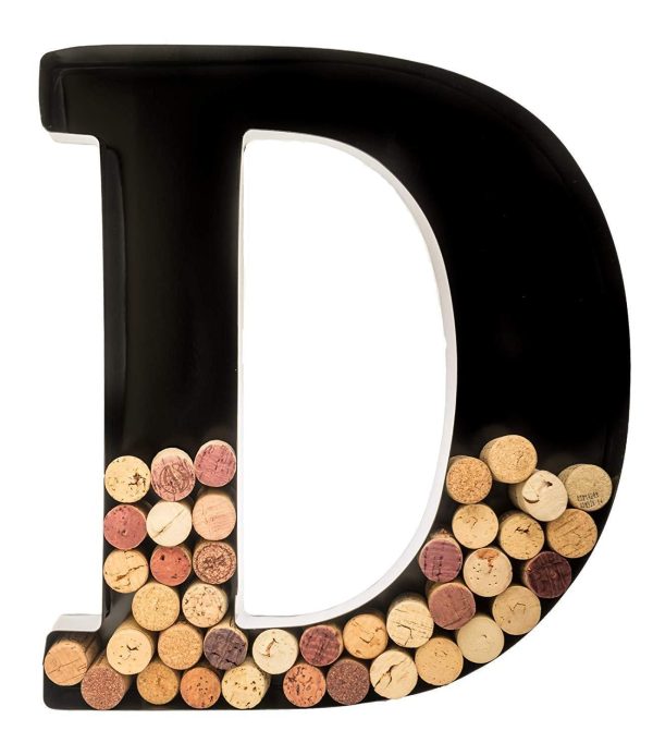 Wine Cork Holder - Metal Monogram Letter (M) by Will s Supply