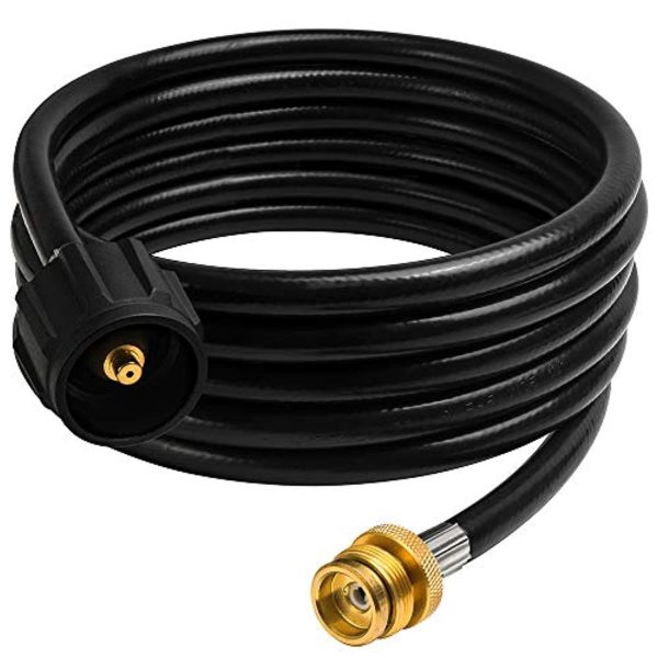 X Home 12 Feet Propane Tank Adapter Hose Assembly 1lb to 20 lb Converter for QCC1 Type 1 LP Gas Tank -Connects 1 LB Portable Appliance to 20 lb Propane Bottle Online Sale