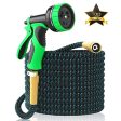 2018 Expandable Garden Hose 50Ft Extra Strong - Brass Connectors with Protectors 100% No-Rust & Leak, 9-Way Spray Nozzle - Best Water Hose for Pocket Use - 100% Flexible Expanding up to 50 ft by The Best Industries Online now