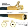 [New 2018] Expandable Garden Hose 50Ft Extra Strong – Brass Connectors with Protectors 100% No-Rust & Leak, 9-Way Spray Nozzle - Best Water Hose for Pocket Use - 100% Flexible Expanding up to 50 ft Online Hot Sale