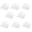 (Set of 4) Large Pop-Up Mesh Screen Food Cover Tents - Keep Out Flies, Bugs, Mosquitos - Reusable Sale