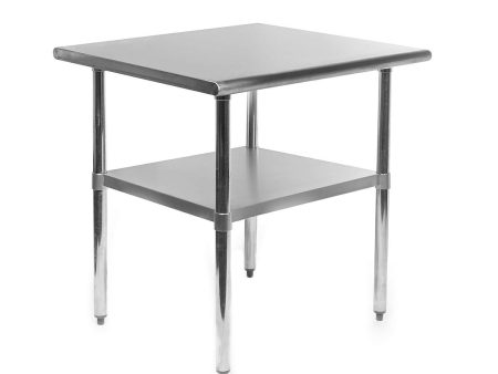 GRIDMANN NSF Stainless Steel Commercial Kitchen Prep & Work Table - 30 in. x 24 in. Online Sale