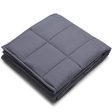 YnM Weighted Blanket (15 lbs, 48  x72  , Twin Size) | 2.0 Heavy Blanket | 100% Cotton Material with Glass Beads Online Sale