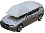 Reliancer Car Tent Semi-automatic Hot Summer Car Umbrella Cover Portable Movable Carport Folded Automobile Protection Sun Shade Anti-UV Canopy Sunproof Shelters SUV(Manual Silver) Discount