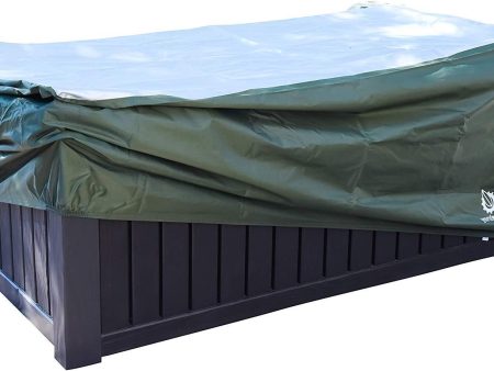 YardStash Deck Box Cover XXL to Protect Extra Wide Deck Boxes: Keter Westwood Deck Box Cover, Keter Rockwood Deck Box Cover, Keter Brightwood Deck Box Cover, Keter Sumatra Deck Box Cover & More For Cheap