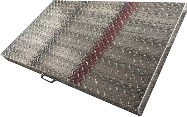 Griddle Cover 36 Inch: for Blackstone Griddle, Blackstone Griddle Cover Accessories, Flat Top Griddle Grill Cover, Great for Outdoors, use as Tabletop, Diamond Plate Aluminum by PREMIUM HOME PHG Online