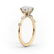 The Serena Set With A 4.5 Carat Radiant Moissanite Online