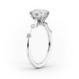 The Serena Set With A 3.5 Carat Pear Moissanite Sale