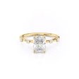 The Serena Set With A 4.5 Carat Radiant Moissanite Online