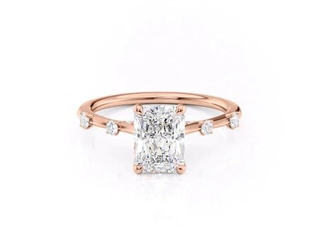 The Serena Set With A 5 Carat Radiant Moissanite Online Hot Sale